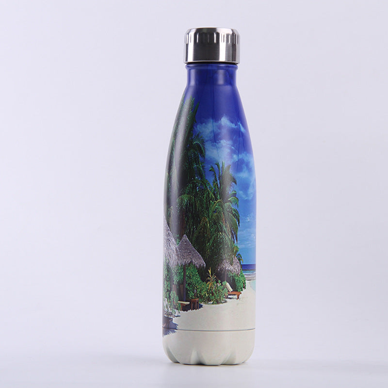 Stainless steel vacuum bottle
