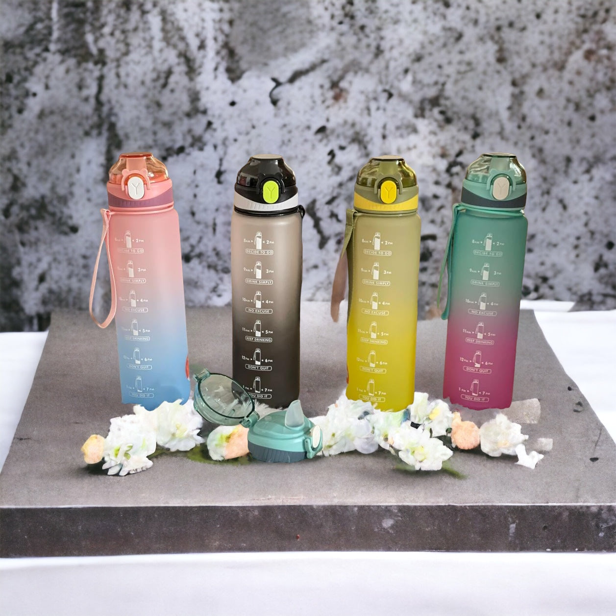 1 liter plastic water bottle