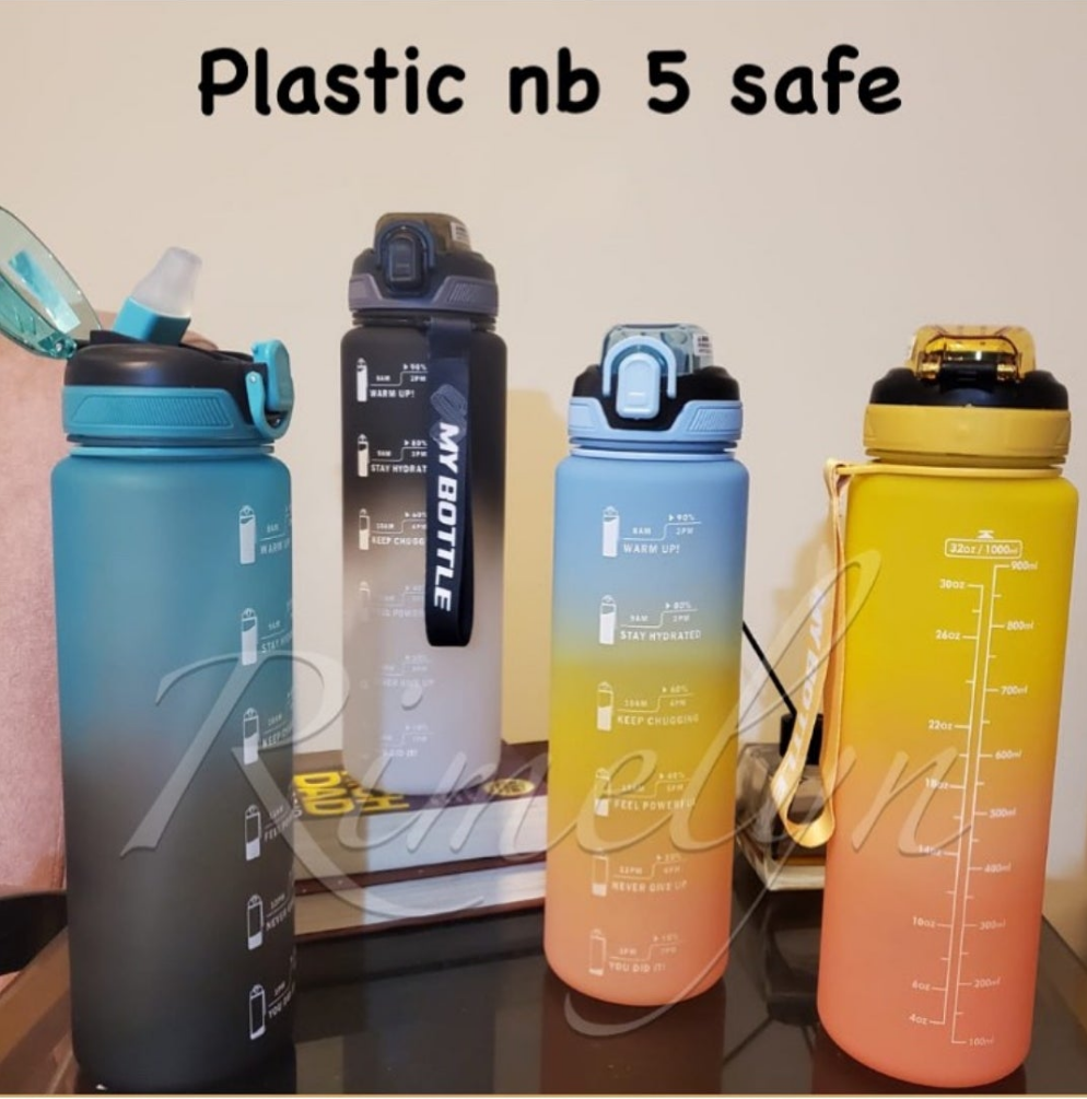 Plastic water bottle 1 liter