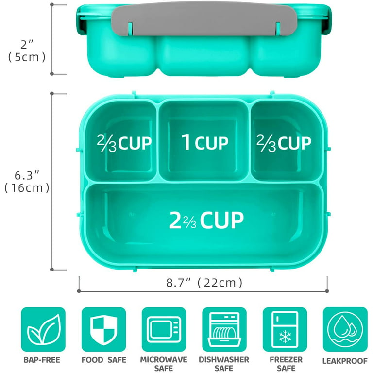Lunch box 4 sections