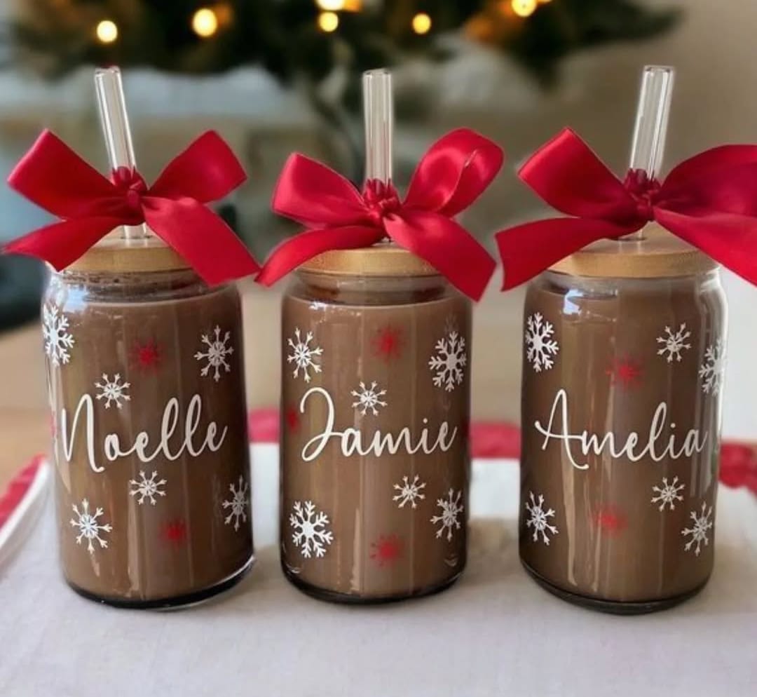 Customized christmas jar