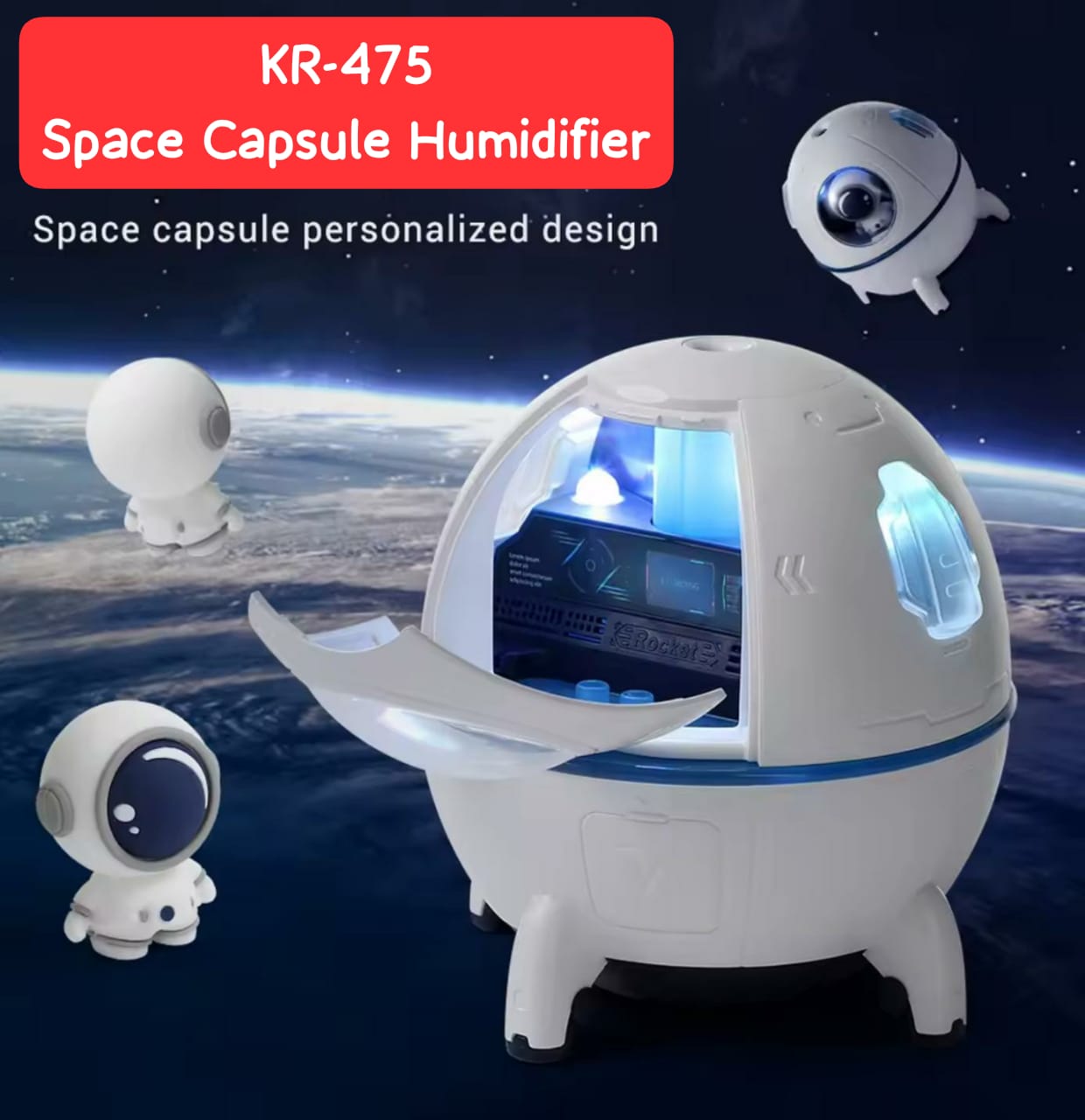 Space capsule humidifier