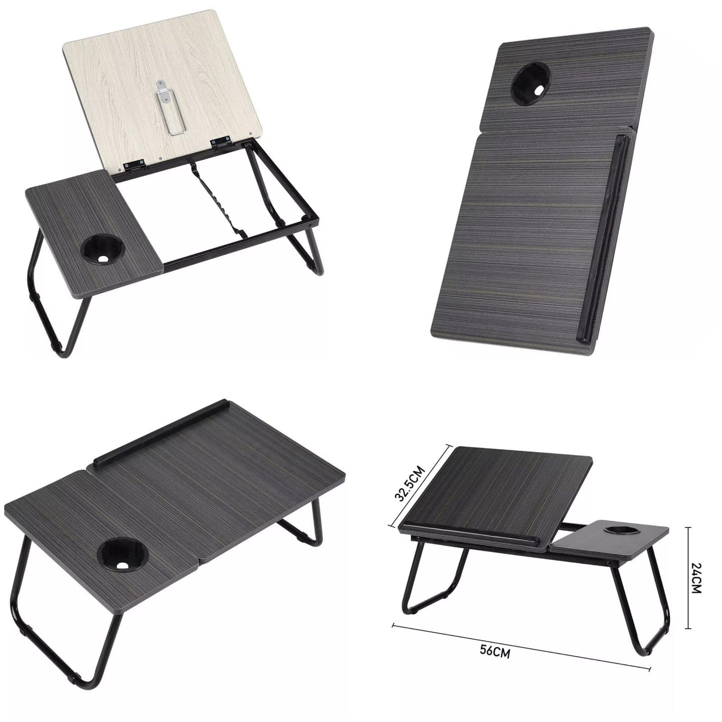 Adjustable laptop table