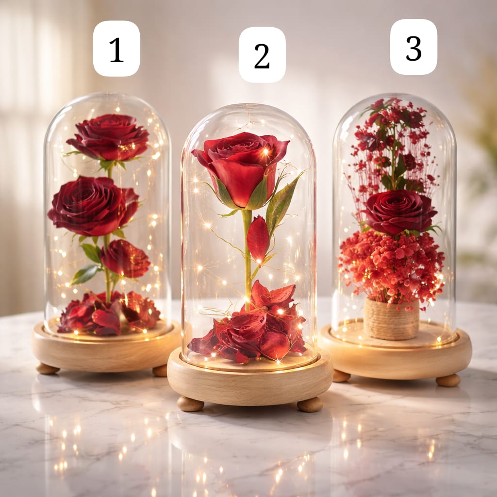 Artificial flower with led light