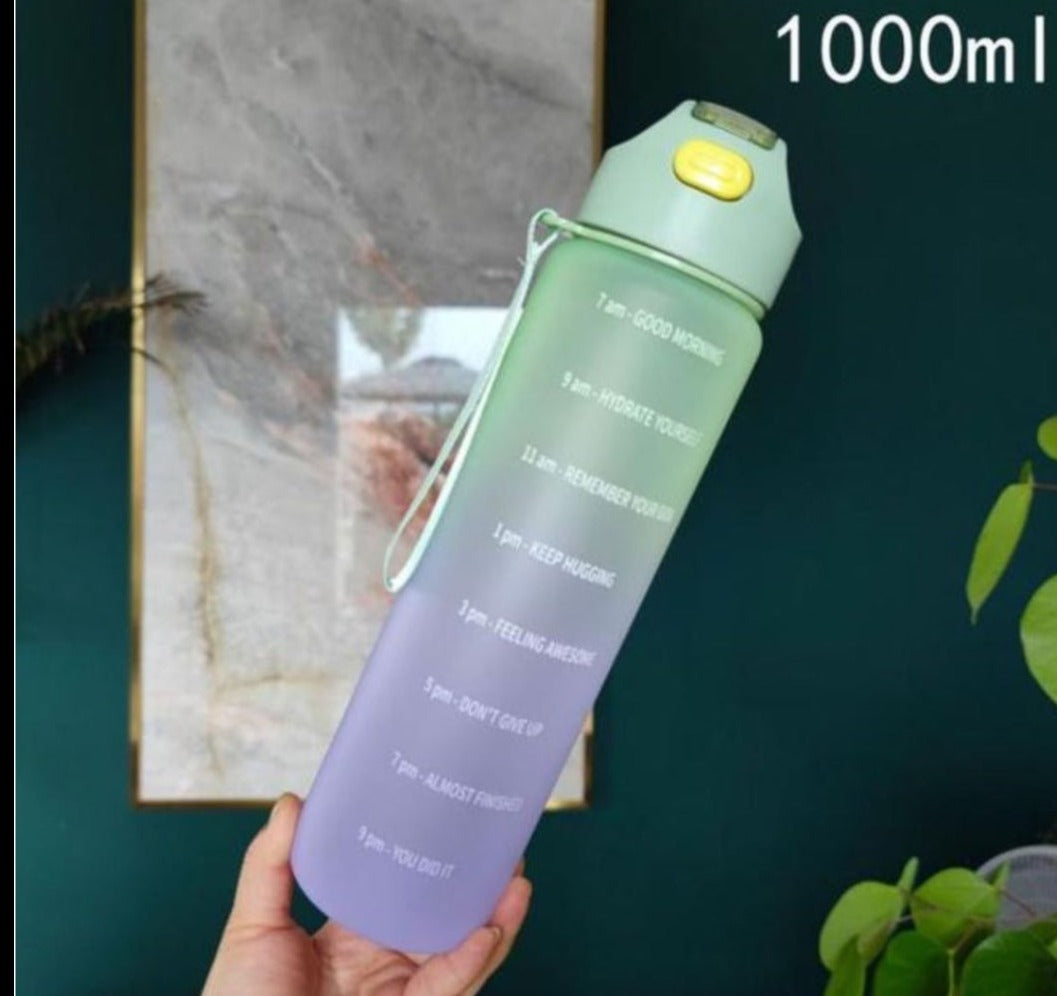 Plastic water bottle 1 liter