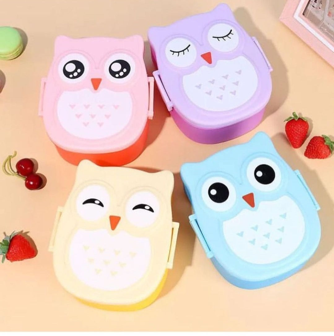 Lunch box owl design