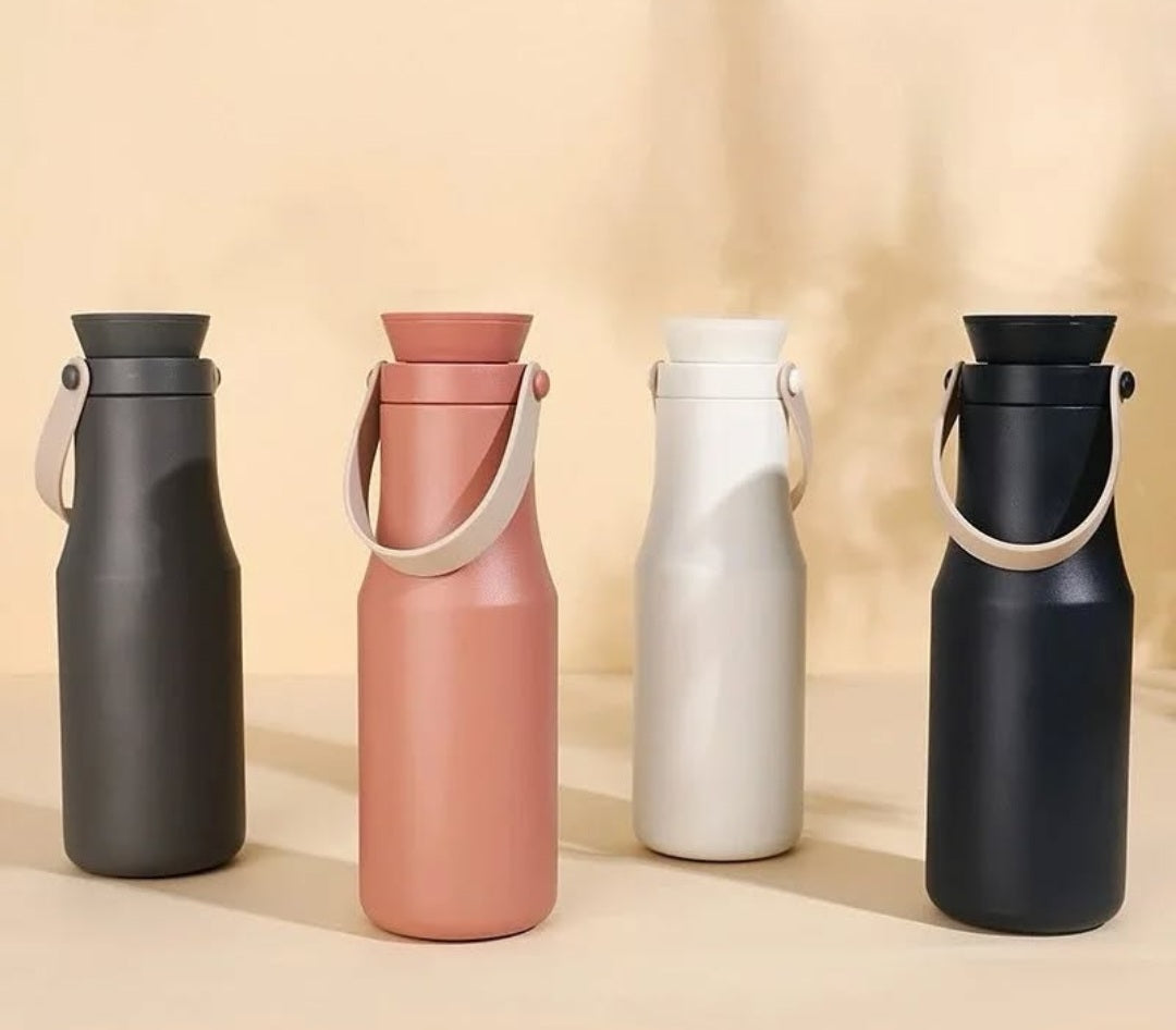 Stainless steel double vacuum insulated thermos