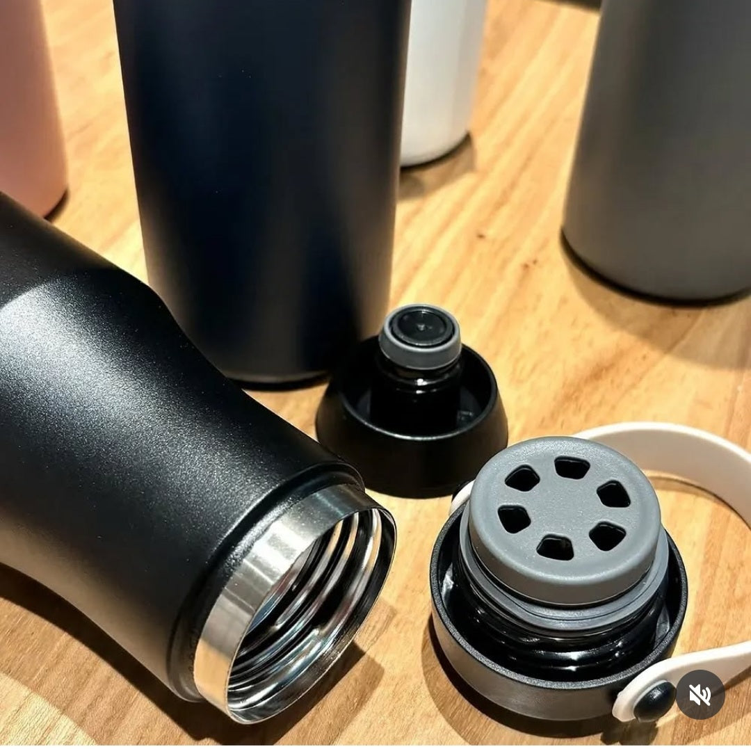 Stainless steel double vacuum insulated thermos