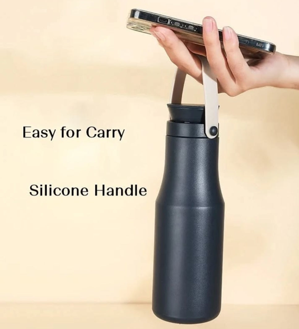 Stainless steel double vacuum insulated thermos