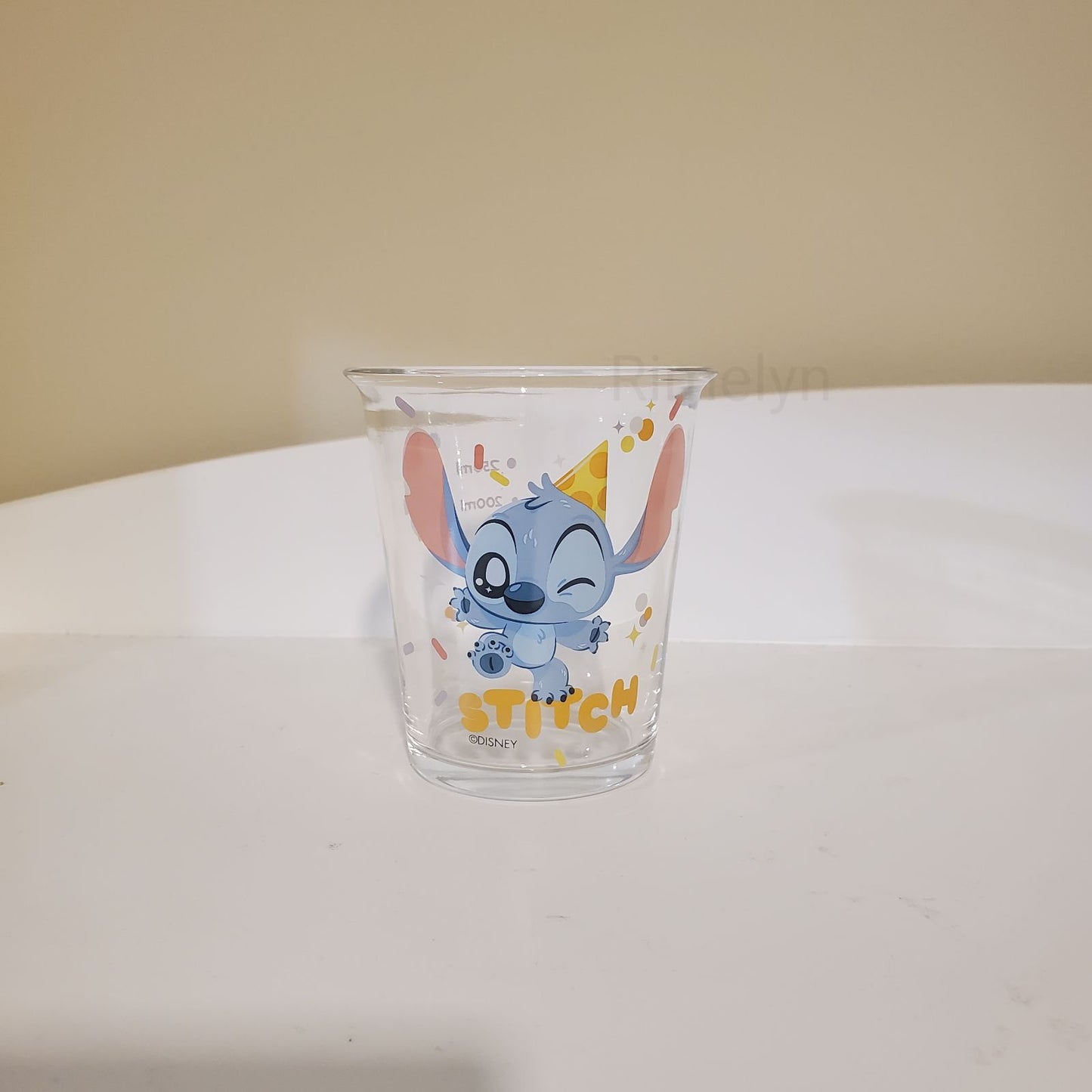 Stitch pyrex cup