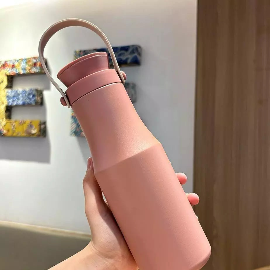 Stainless steel double vacuum insulated thermos
