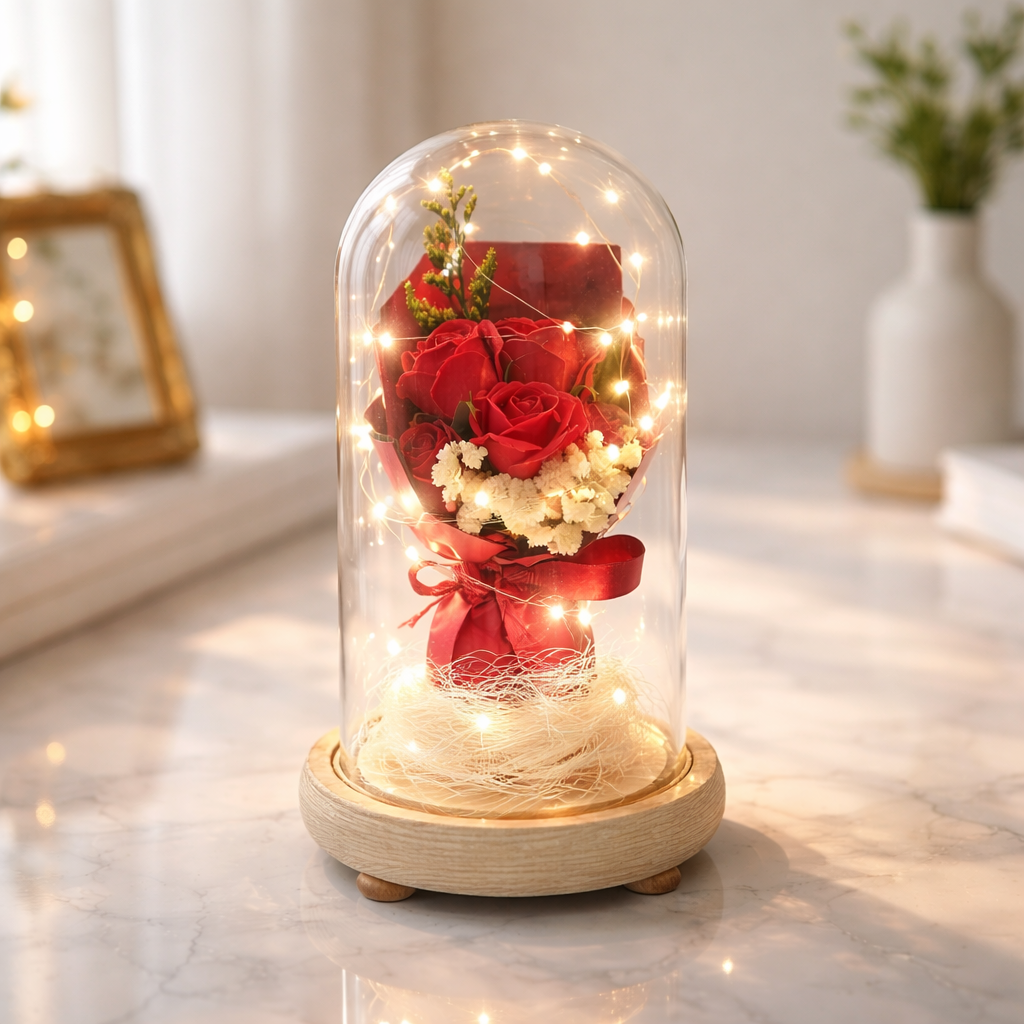 Artificial flower with led light