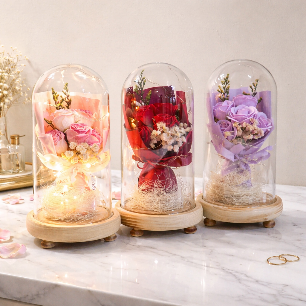 Artificial flower with led light