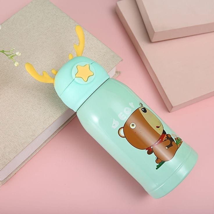 Stainless water bottle with cover protection