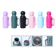 Matte stainless set of bottle 1200 ml,cup and straw