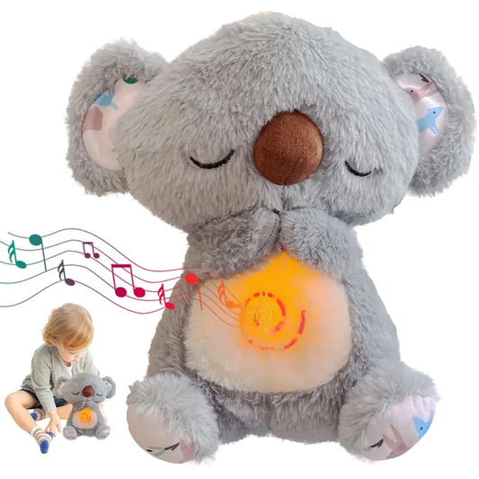 Breathing koala plush toy