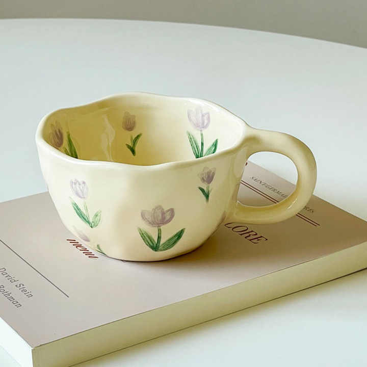 Tulip design large mug