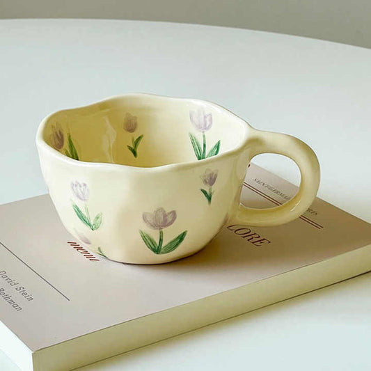Tulip design large mug