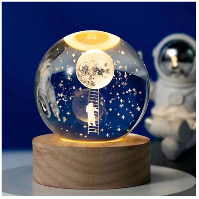 Crystal ball night light