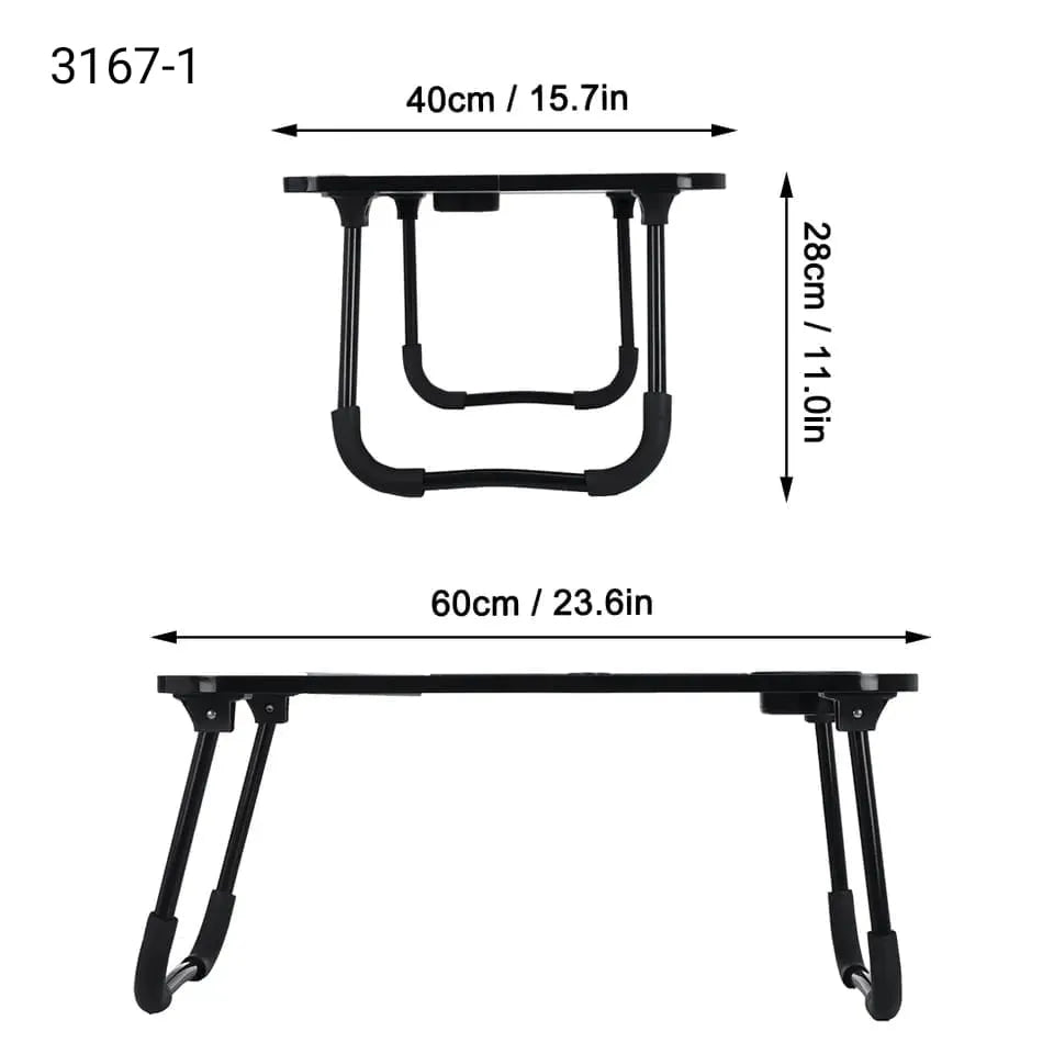 Laptop and study table