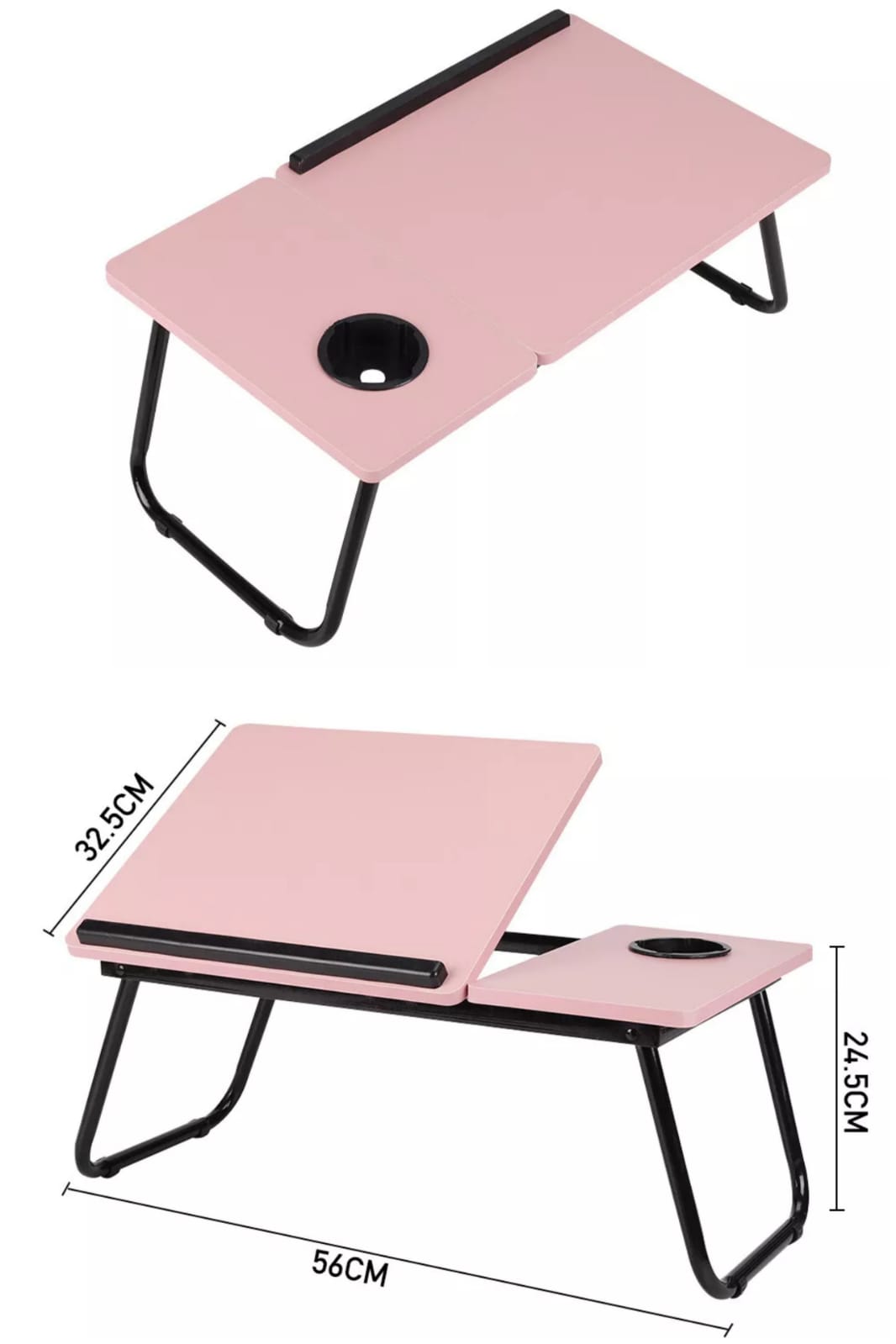 Adjustable laptop table