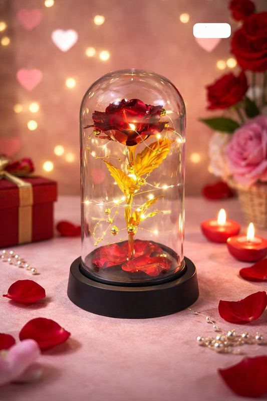 Flower with led light