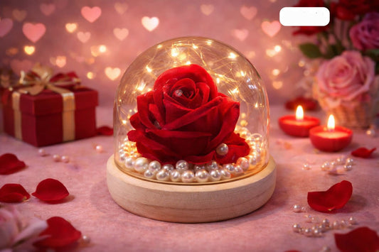 Flower with led light