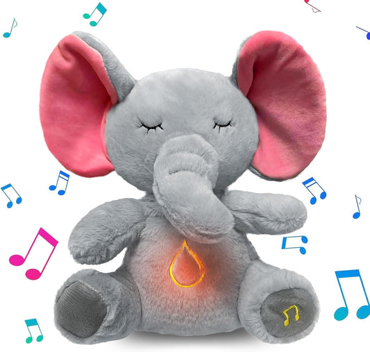 Breathing elephant plush toy