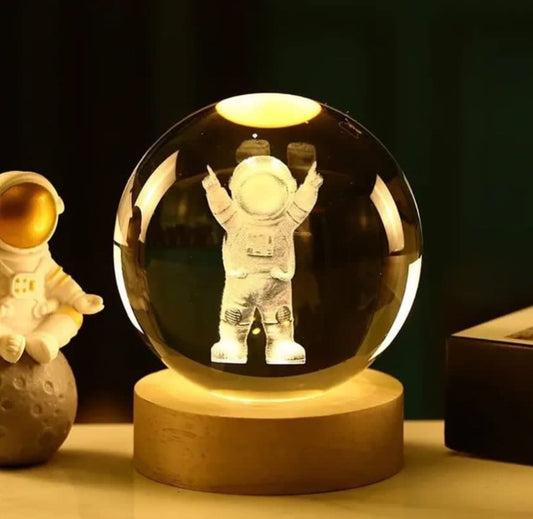 Crystal ball night light