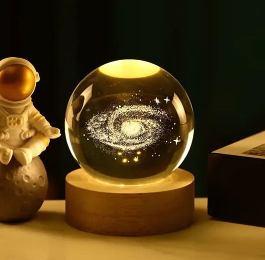 Crystal ball night light