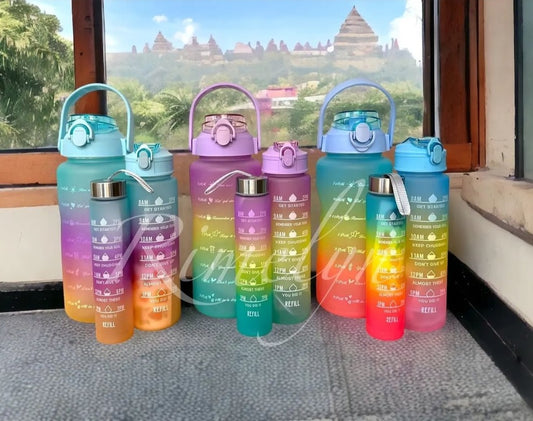 Plastic set water bottles - Rimelyn