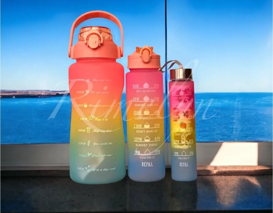 Plastic set water bottles - Rimelyn