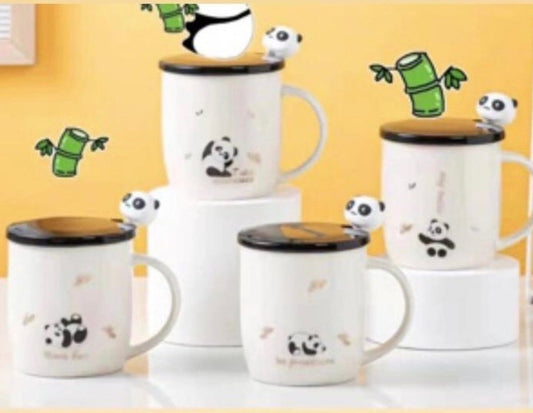 Panda ceramic mug -3 - Rimelyn