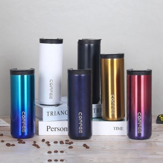 Stainless steel vacuum insulated travel mug - Rimelyn