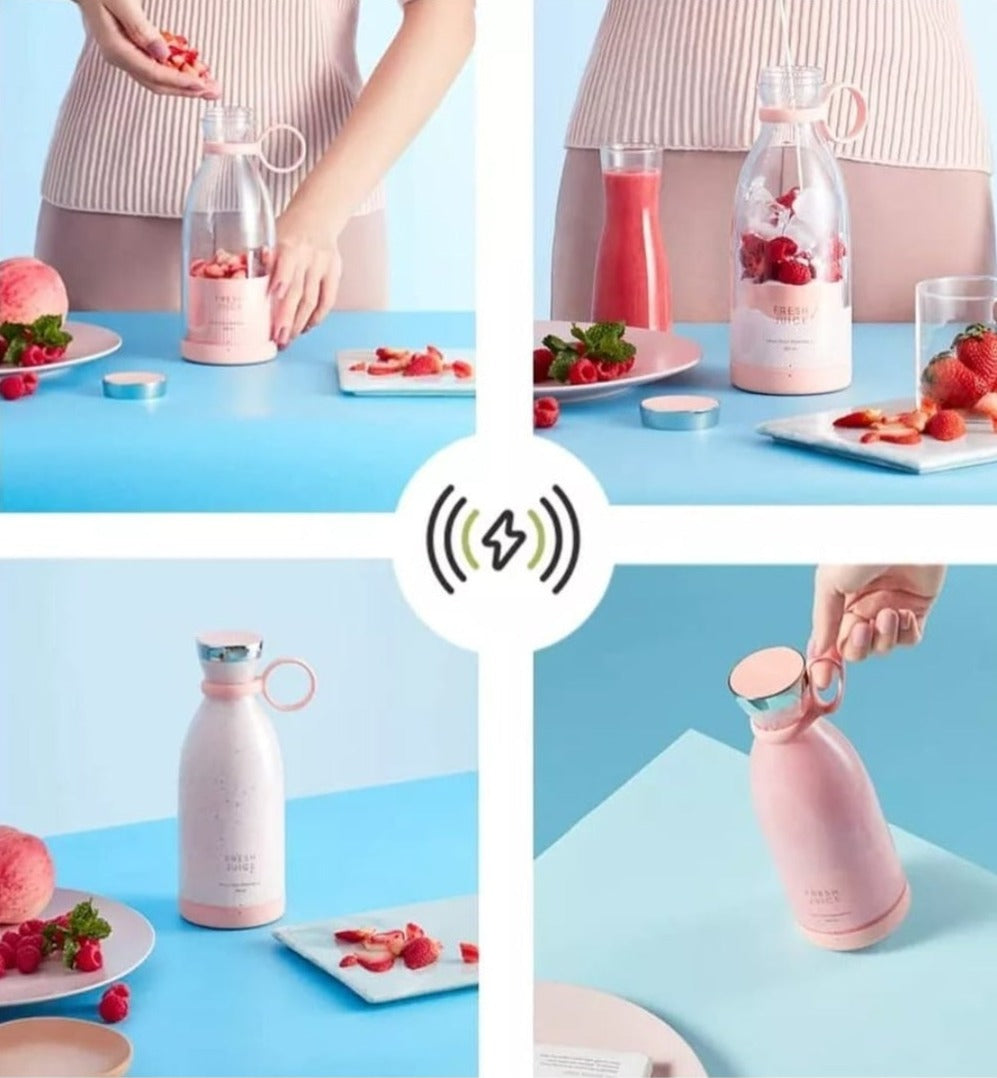 Portable juice blender