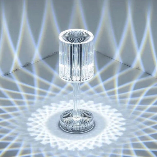 Crystal light with bluetooth speaker