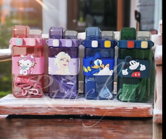 Kids water bottle disney design