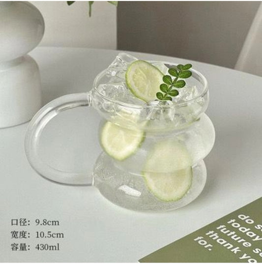 Glass mug pyrex