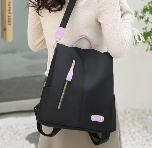 Shoulder and Backpack high quality with anti-theft rear zipper