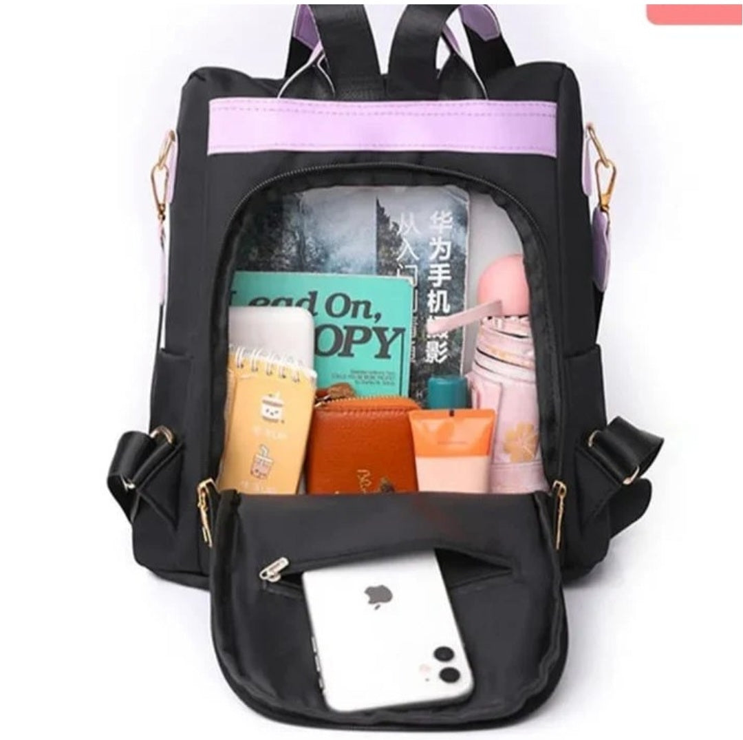 Shoulder and Backpack high quality with anti-theft rear zipper