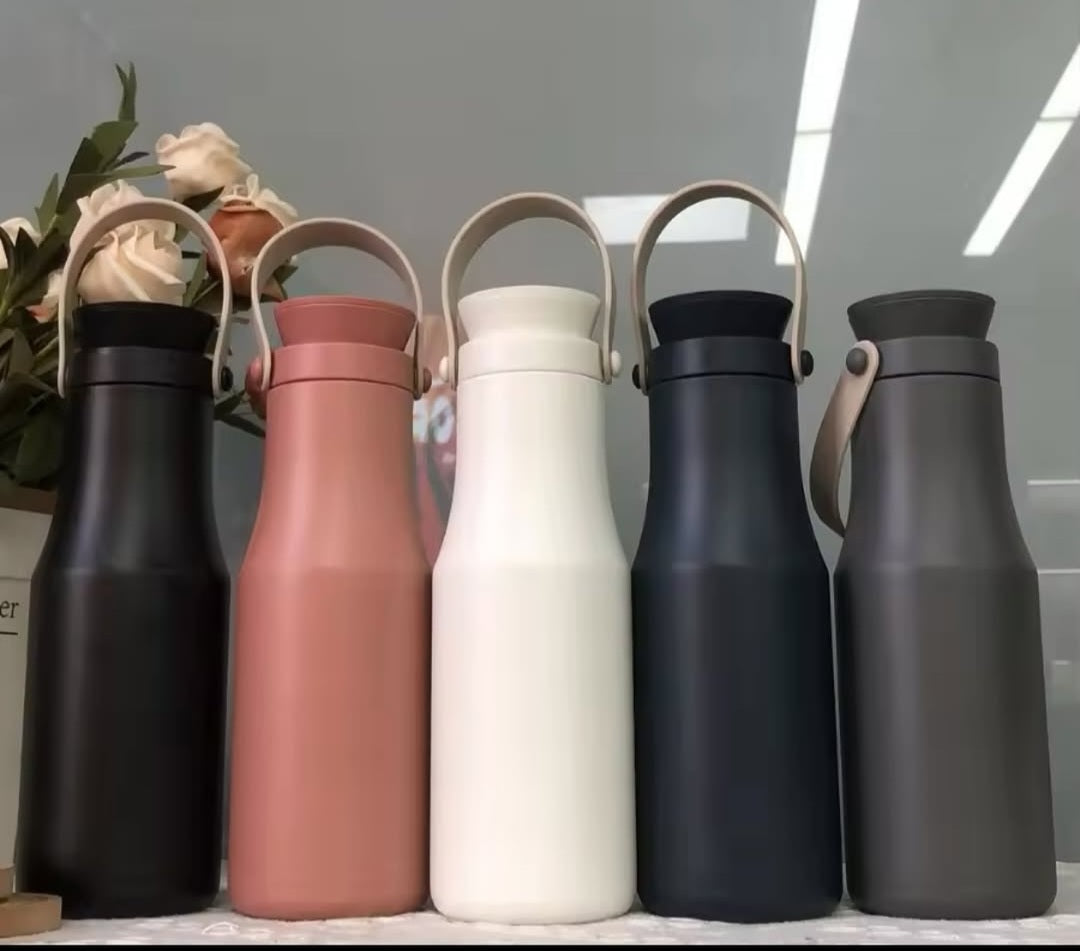 Stainless steel double vacuum insulated thermos