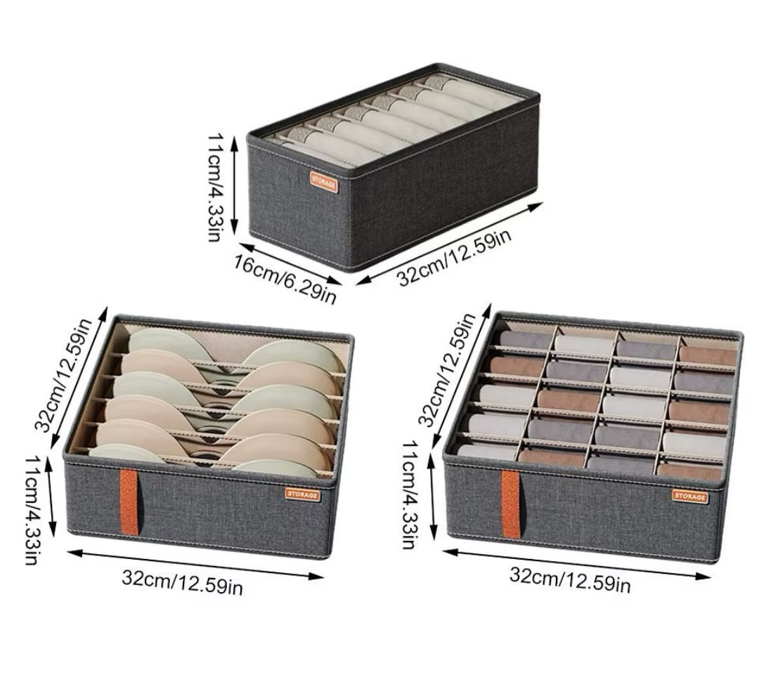 Closet organizer set of 3
