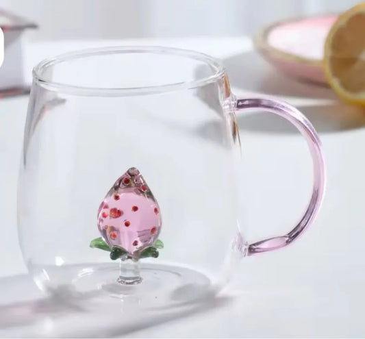 Strawberry floating cup