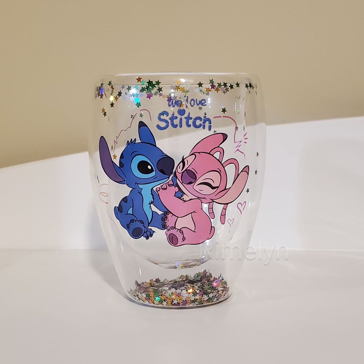 Stitch and angel cups