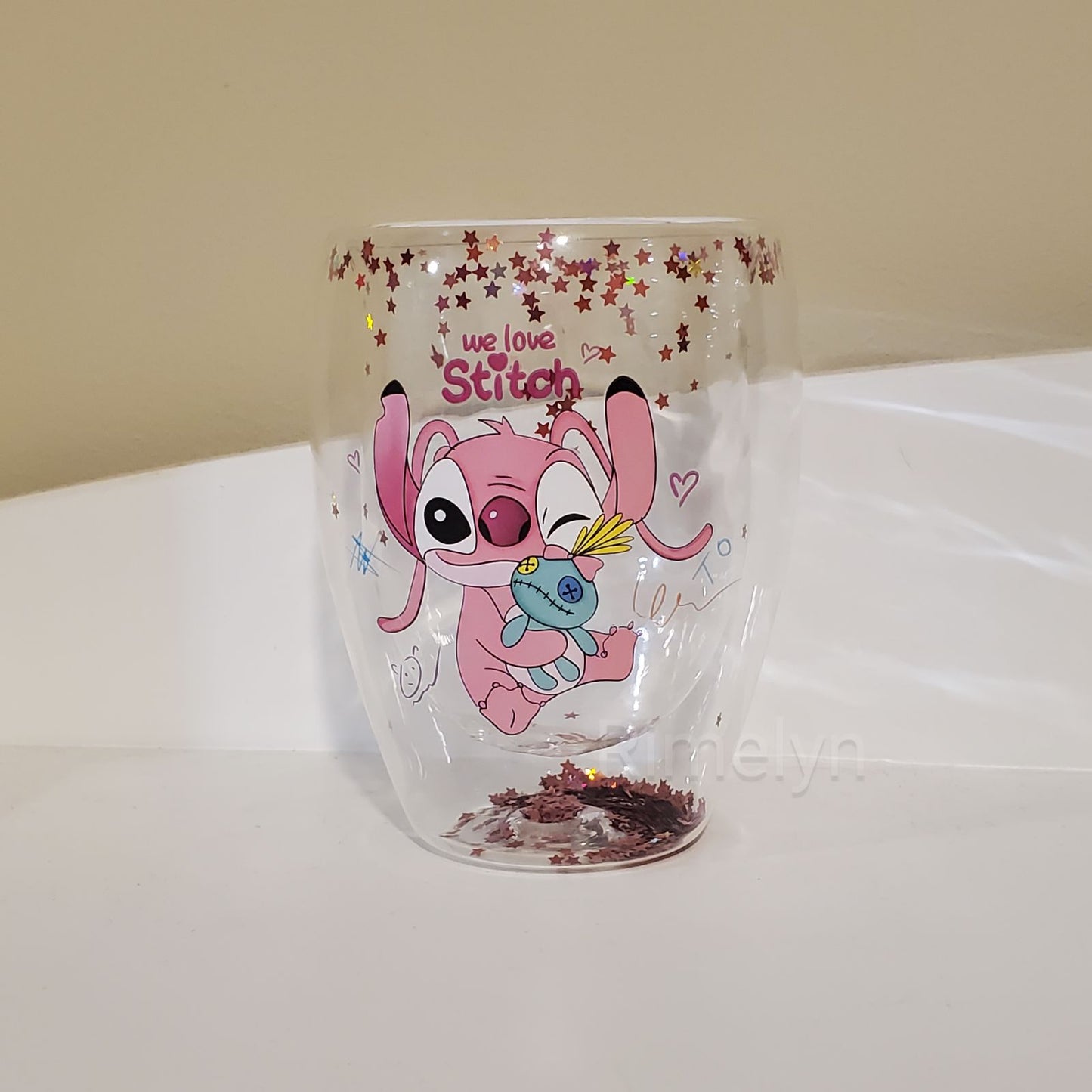 Stitch and angel cups