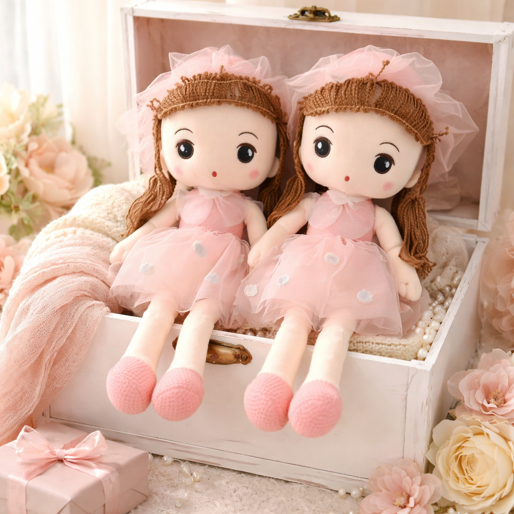 Girl doll plush 40 cm