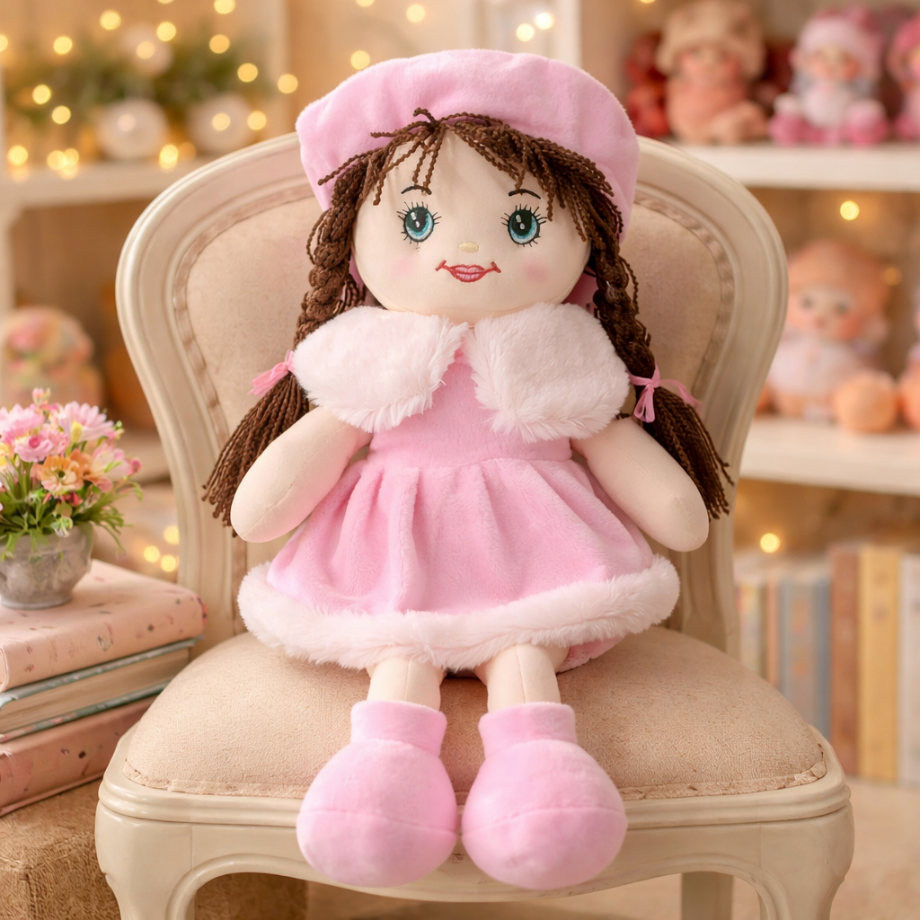 Girl doll plush 40 cm