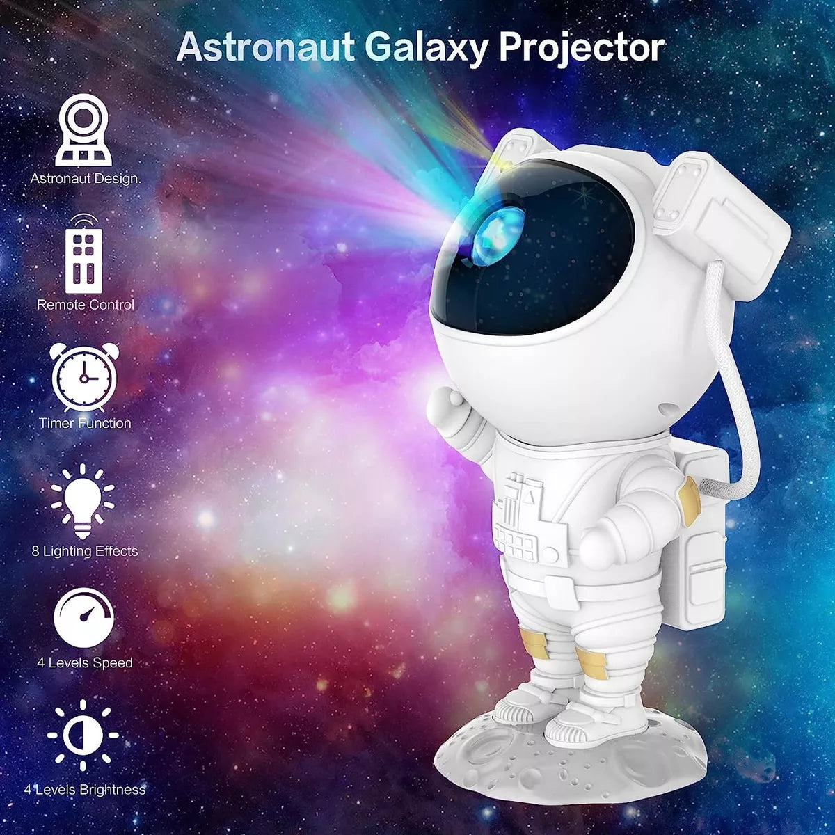 Astronaut light projector