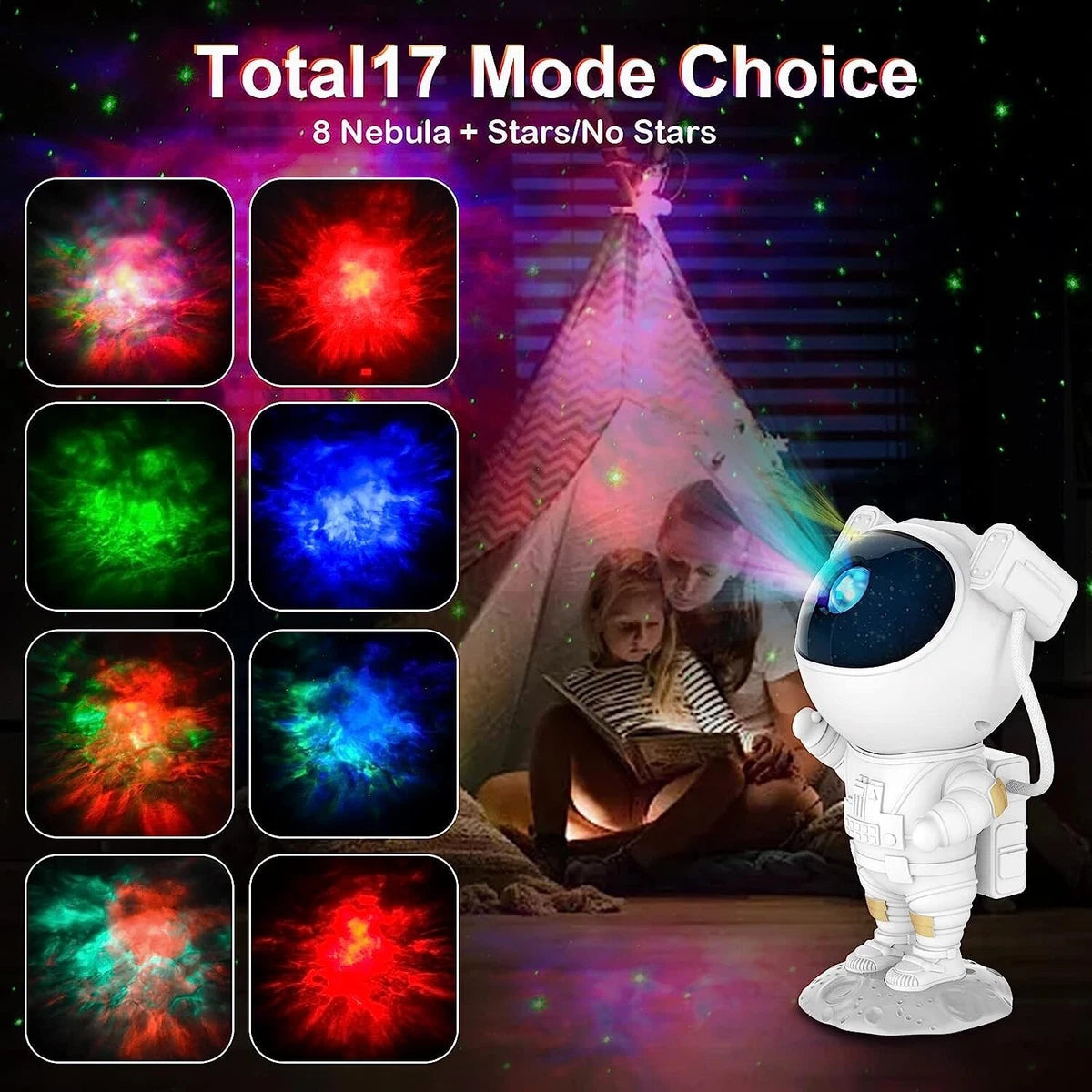 Astronaut light projector